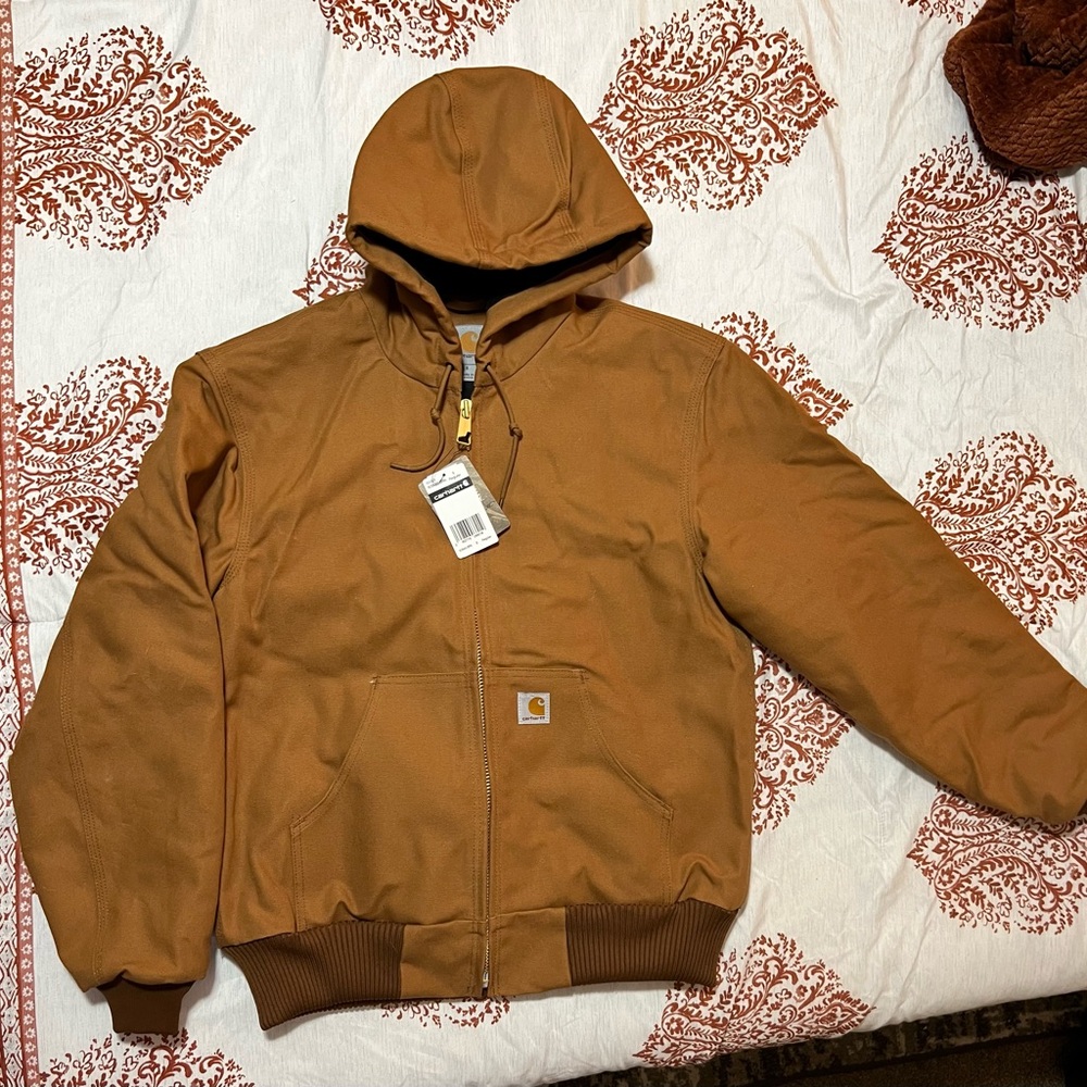 Carhartt Brown Performance Jacket with Hood